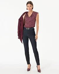 V-neck Satin Shell
