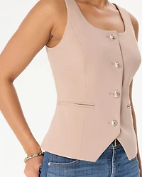 Luxe Stretch Scoop Neck Vest