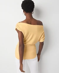Asymmetric Ruched Top