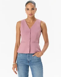 Sleeveless V-neck Vest
