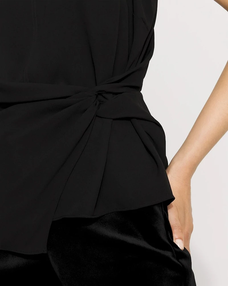 Draped Waist Shell