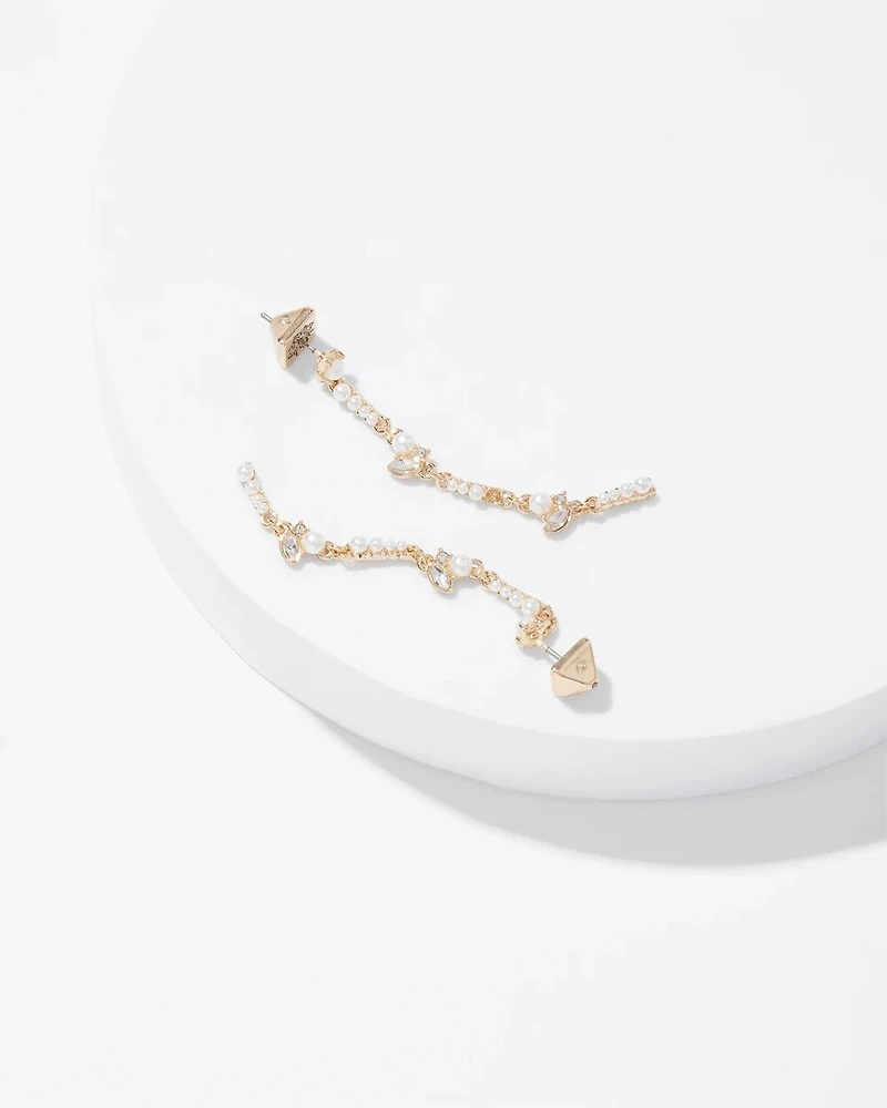 Mixed Media Linear Earrings
