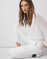 High-Rise Cargo Straight Jean