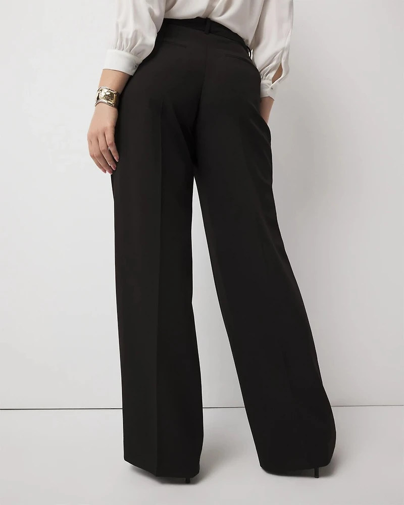 Pleated Wide Leg Pants
