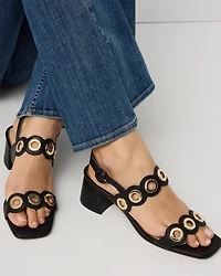 Leather Heeled Sandal