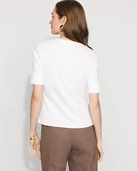 Elbow Sleeve Charm Tee