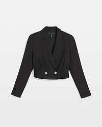 Cropped Double-Breasted Jacket