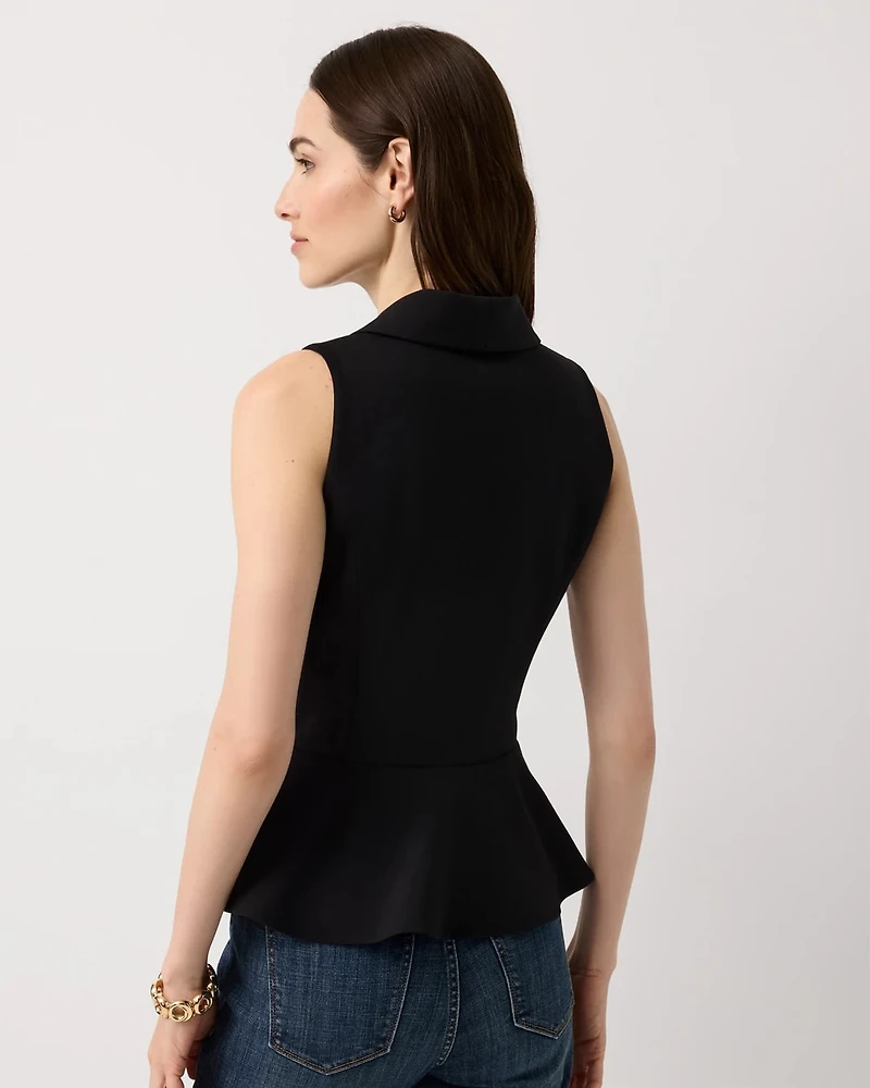 Peplum Tailored Vest