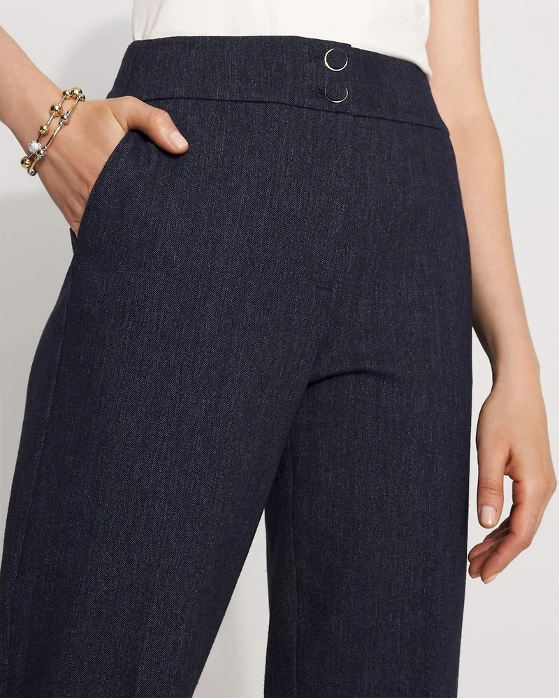Extra High Rise Riley Denim-Look Trouser