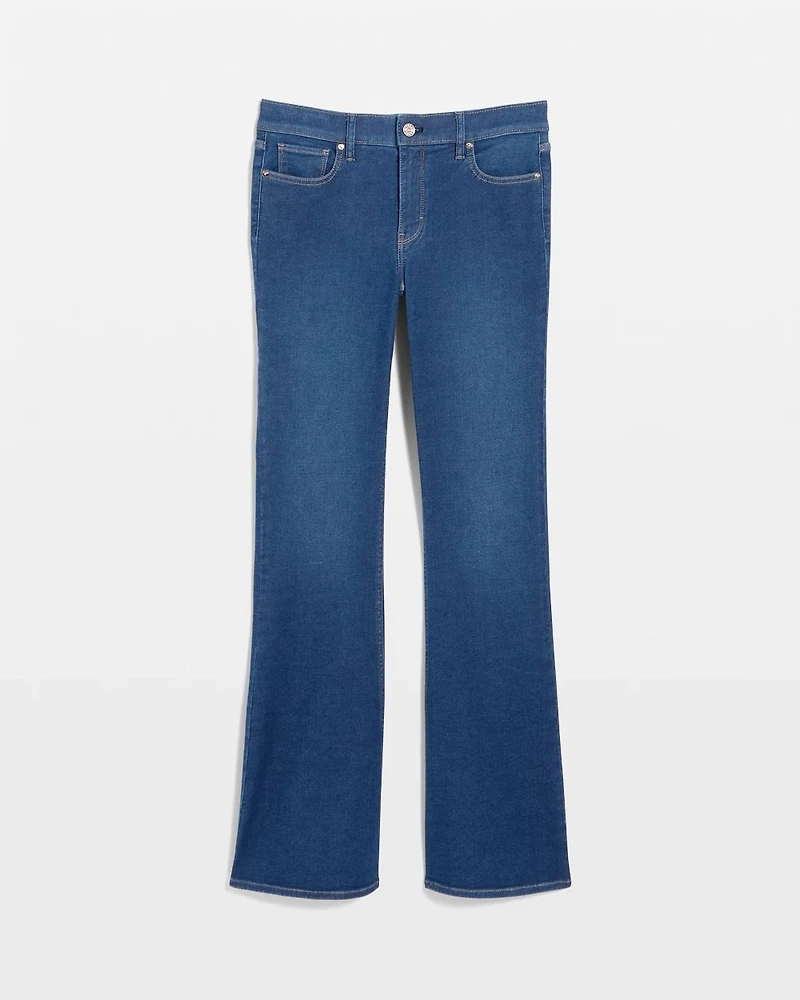 Mid-Rise Flare Ease Jean