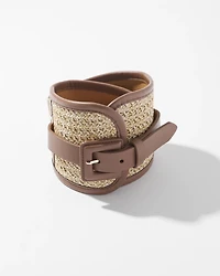 Raffia Wide Belt