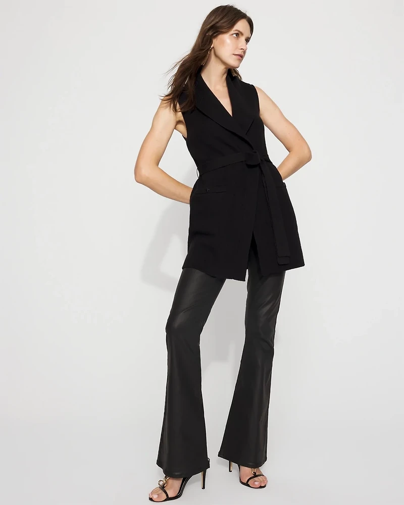 Tie-Waist Sweater Vest
