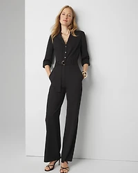 Long Sleeve Utility Jumpsuit