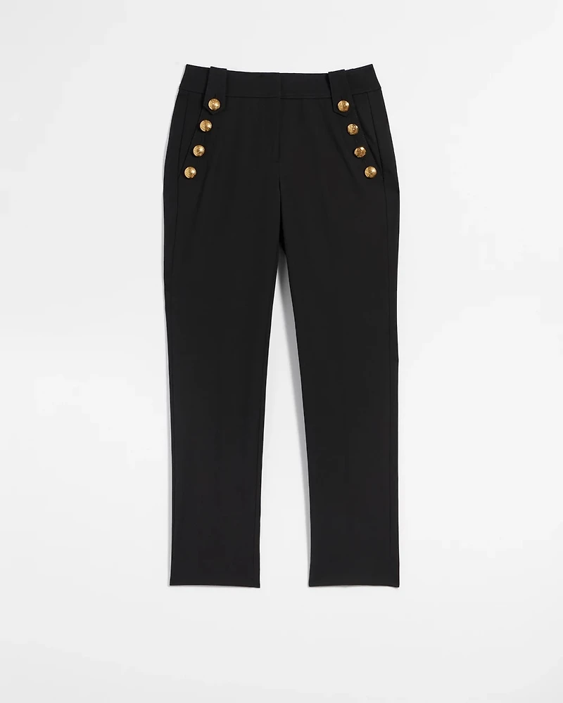 WHBM® Jolie Button Straight Lightweight Comfort Stretch Pant