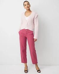 Petite Pret Mid Rise Relaxed Ankle Pant