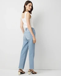 Rigid Stretch High Rise Straight Jean