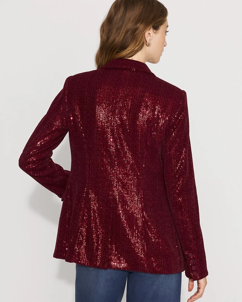WHBM®  One-Button Sequin Blazer