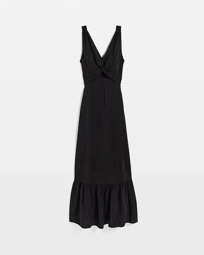 Tie-Back Maxi Dress