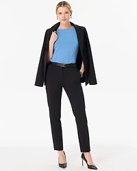 Petite Luxe Stretch Mid Rise Elle Slim Ankle Pant