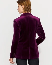 WHBM® One-Button Velvet Blazer
