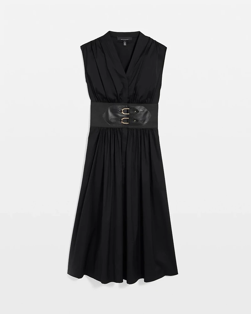 Belted Midi Dress