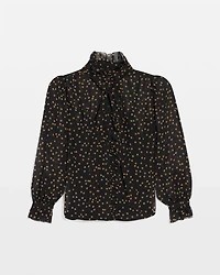 Chiffon Ruffle Blouse