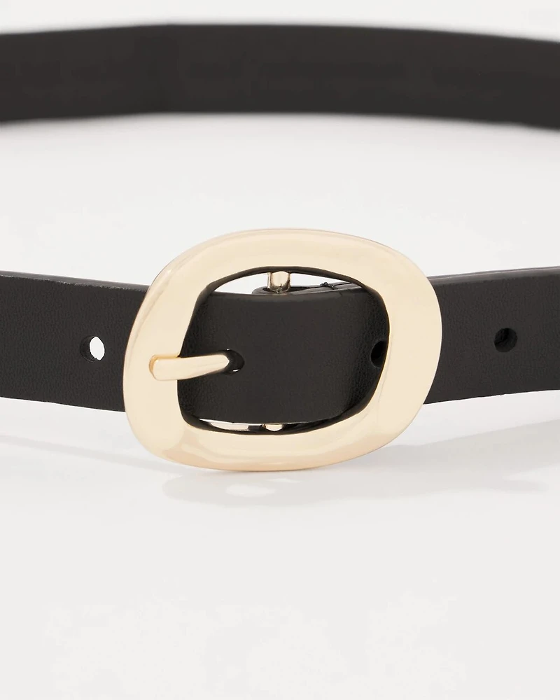 Sculptural Buckle Belt