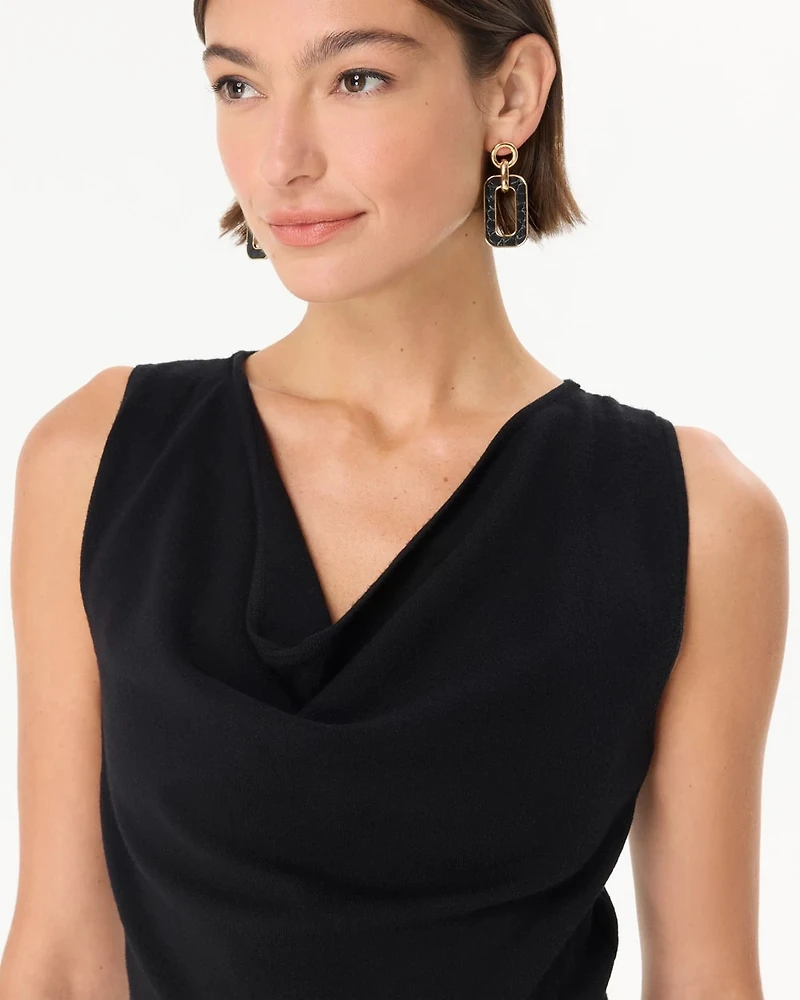 Petite Cowl Neck Jumpsuit