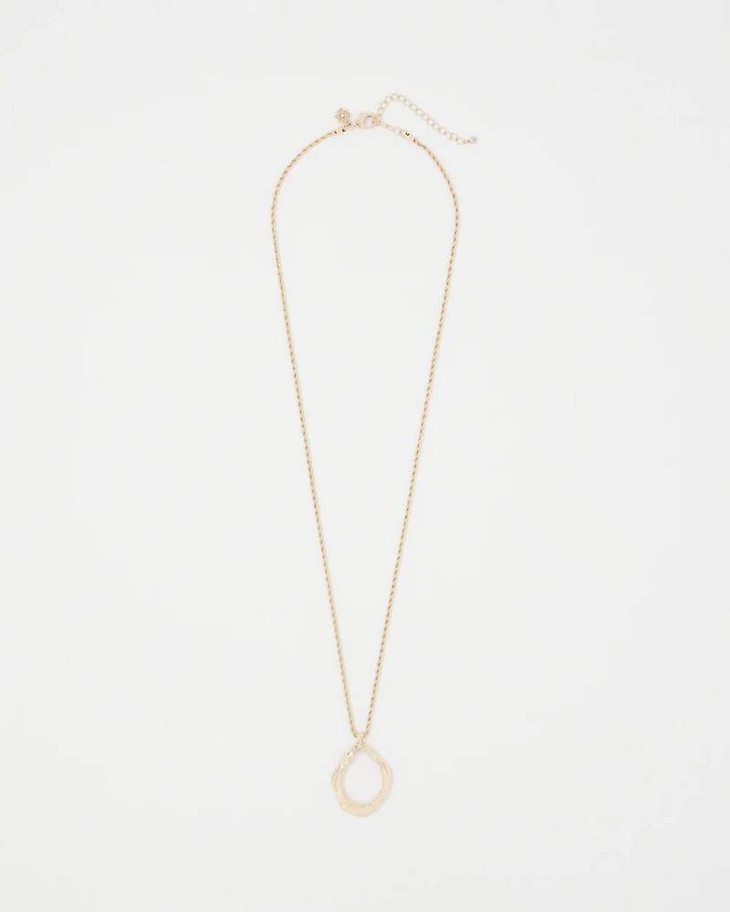 Sculptural Pendant Necklace