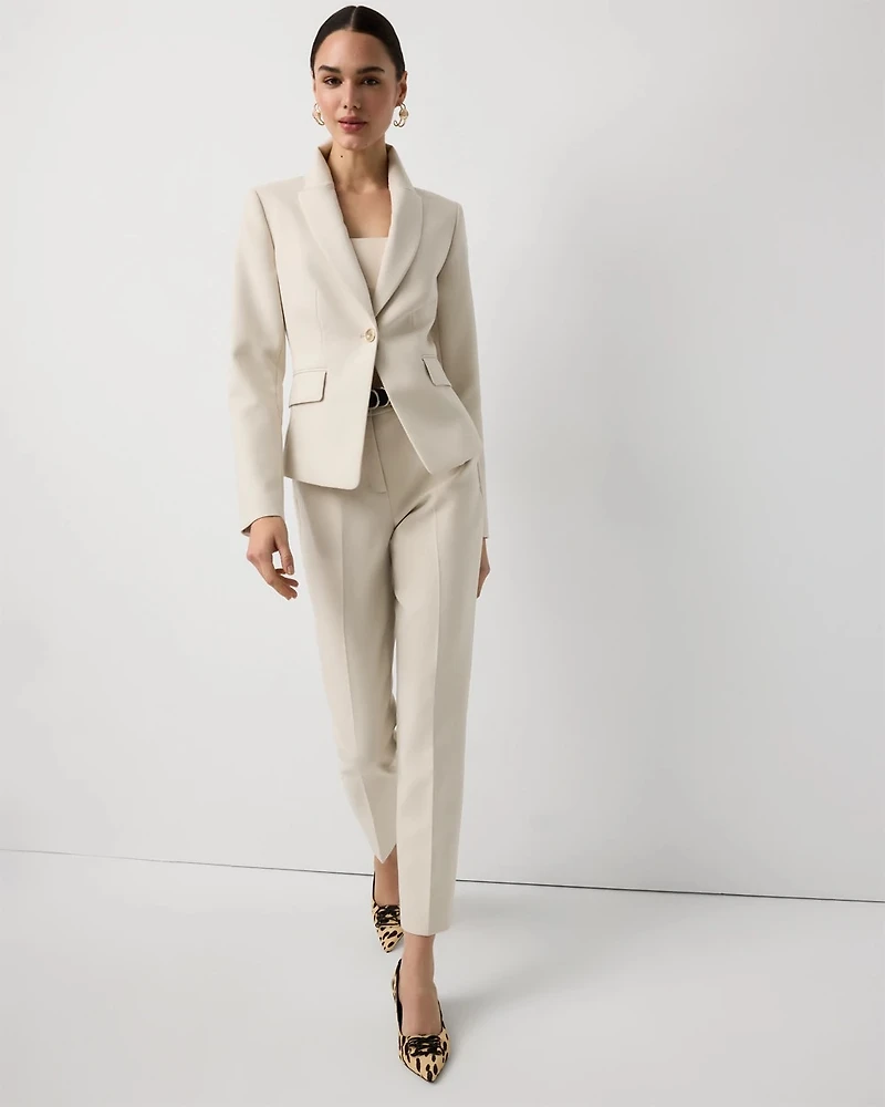 High-Rise Elle Slim Ankle Pant