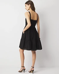 Petite Fit + Flare Mini Sundress