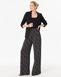 Pleated Wide Leg Pant