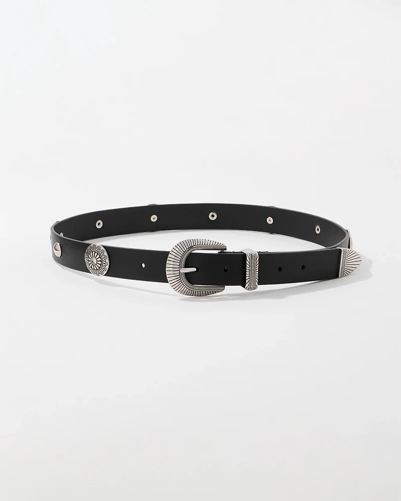 Western Denim Belt
