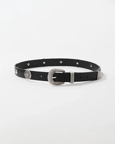 Western Denim Belt