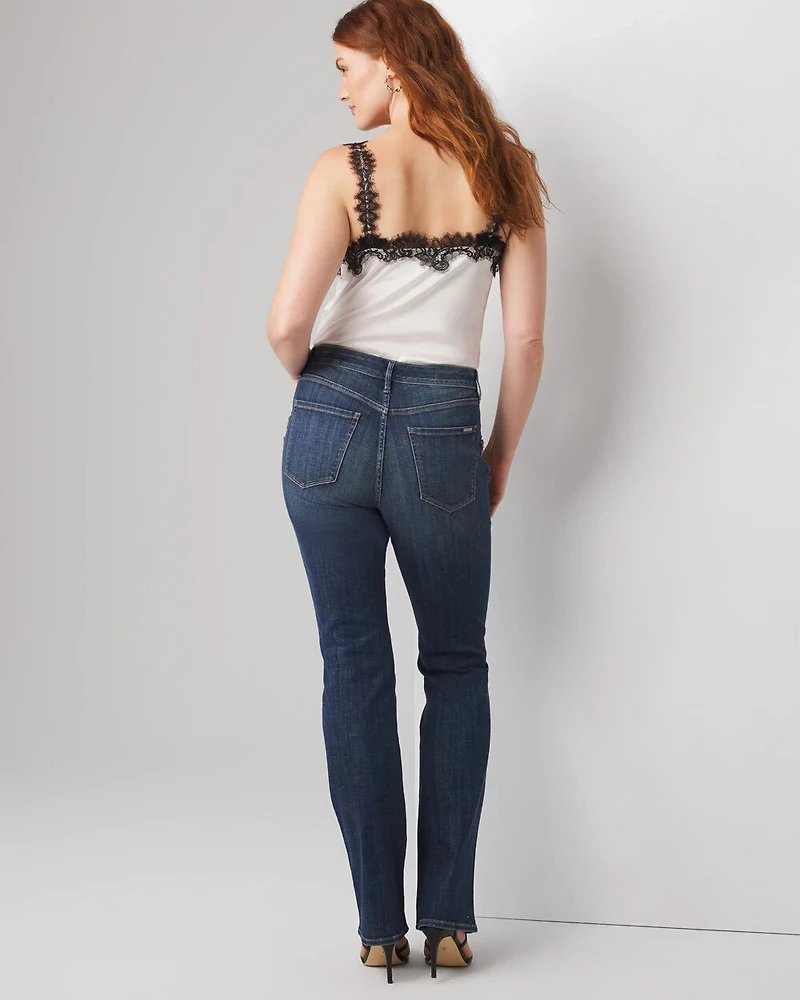 High-Rise Everyday Soft Denim™ Embroidered Bootcut Jeans