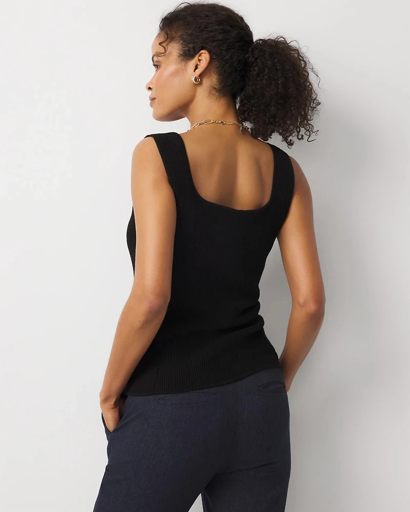 WHBM FORME™ Ribbed Ottoman Tank