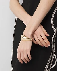 Gold Sculptural Cuff
