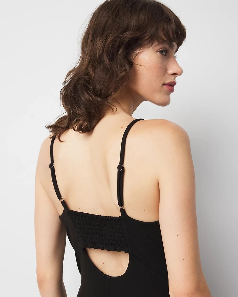 Petite Hardware Jersey Maxi Dress