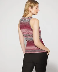 Space-Dyed  Sweater Tank Top