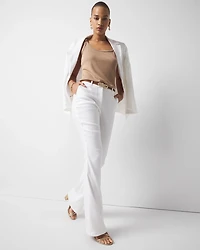 Metallic Knotted Shoulder Tank