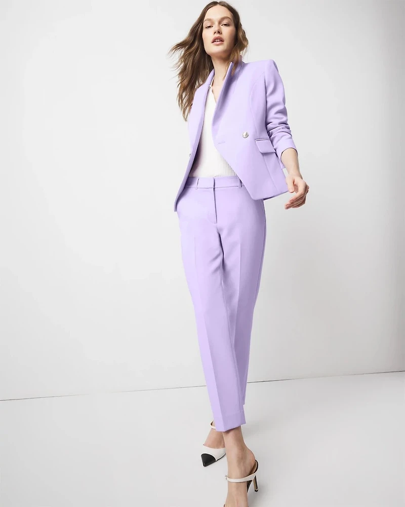 WHBM® Elle Slim Ankle Luxe Double Weave Pants