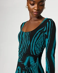 Tie-Waist Midi Dress
