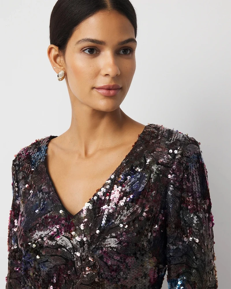 Sequin Sheath Dress
