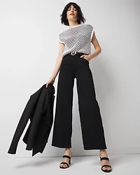 High-Rise Wide Leg Cropped Jean