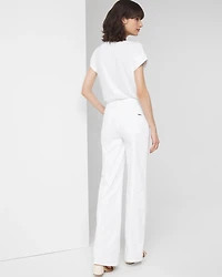 High-Rise Double Pocket Wide-Leg Jean