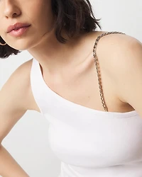 Chain Strap Ribbed Tank