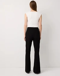 Crepe Stretch Flare Pants