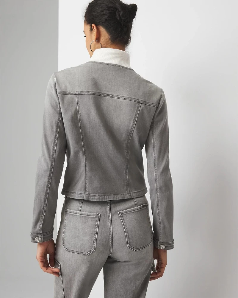 Cropped Denim Jacket