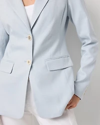 Petite Crosshatch Blazer