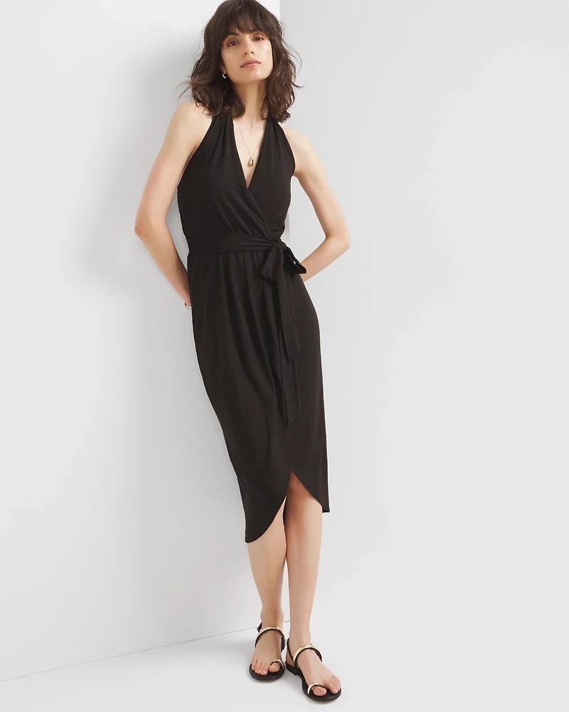 Halter Wrap Dress